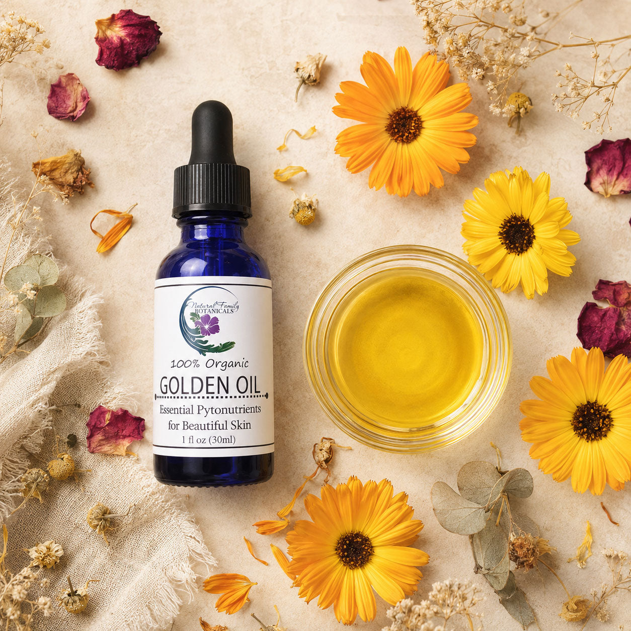 Golden Oil Deluxe Face & Body Serum