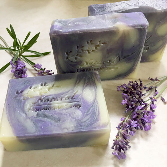 Lavender Swirl Organic Soap